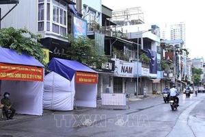 Giao thông đầu giờ sáng 10/8 tại Hà Nội thông thoáng