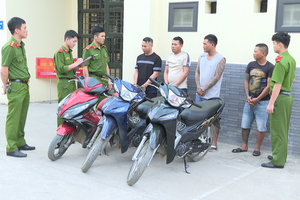 Bắt giữ nhóm đối tượng thực hiện hàng loạt vụ trộm cắp xe máy liên tỉnh