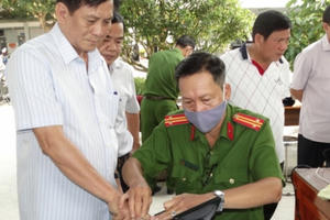 An Giang: Gần 1.000 hồ sơ cấp CCCD được hoàn thành trong ngày tại Chợ Mới