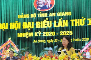 Đồng chí Võ Thị Ánh Xuân tái đắc cử chức Bí thư Tỉnh ủy An Giang