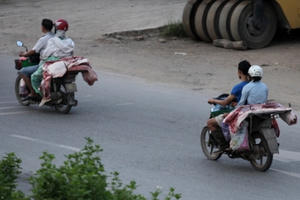 Heo 'lõa thể' từ khắp ngả nườm nượp vào chợ Thủ đô