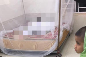 Nam Định: Thương tâm hai cháu bé bị ngã xuống sông tử vong