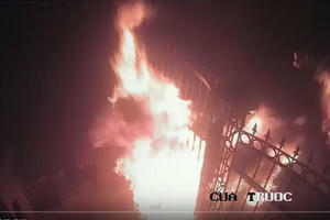 Hà Nội: Nhà Tổ trưởng dân phố bị phóng hỏa trong đêm