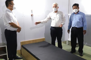 Bình Dương đưa bệnh viện dã chiến số 4 đi vào hoạt động