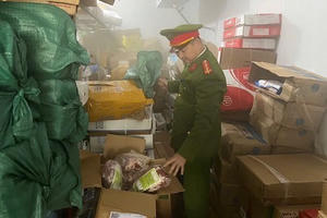 Bắt giữ, tiêu huỷ 1,8 tấn thịt không rõ nguồn gốc trên đường ra thị trường Tết