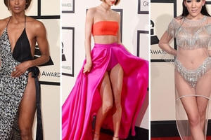 Loạt trang phục “nóng bỏng mắt” của sao Hollywood tại Grammy 2016