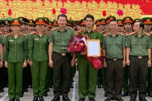 Chuyển chuyên nghiệp đối với chiến sĩ Công an nhân dân Phan Đức Mạnh