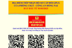 Đồng Nai triển khai mã QR hỗ trợ đổi, cấp lại giấy phép lái xe