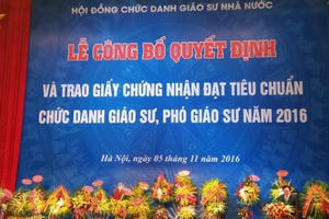 Đã phát hiện ứng viên phó giáo sư được công nhận nhưng thiếu tiêu chuẩn Đã phát hiện ứng viên phó giáo sư được công nhận nhưng thiếu tiêu chuẩn