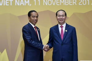 Tổng thống Indonesia Joko Widodo lần đầu tiên thăm chính thức Việt Nam Tổng thống Indonesia Joko Widodo lần đầu tiên thăm chính thức Việt Nam