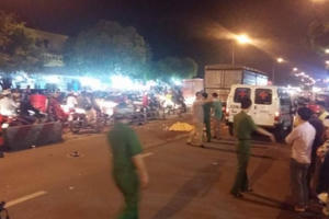 Xe tải phóng nhanh, tông chết người trong khu công nghiệp