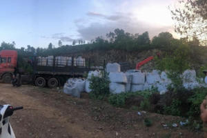 Kết luận chính thức về 60 tấn chất thải đổ trộm ở Thanh Hóa