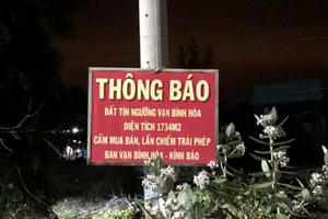 Bình Thuận: Vì tin “cò” mà mua phải đất công cộng do nhà nước quản lý