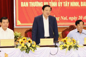 Bộ Chính trị đánh giá kết quả kiểm tra công tác tại 4 tỉnh phía Nam