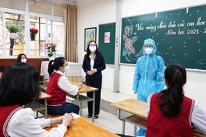 Hà Nội: Học sinh lớp 7 đến 12 sẽ trở lại trường từ ngày 8/2