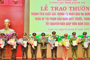 Trong 15 ngày, Công an tỉnh Nghệ An phá 65 vụ án