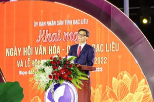 Phó Thủ tướng Chính phủ Vũ Đức Đam dự khai mạc Ngày hội Văn hóa - Du lịch Bạc Liêu