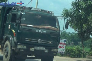 CSGT tỉnh Thái Nguyên xử nghiêm xe quá tải trên QL37 sau khi Pháp luật Plus thông tin