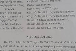 Kỳ 7 – Bà Rịa- Vũng Tàu: Cần xem xét chính sách bồi thường giá trị đất cho dân