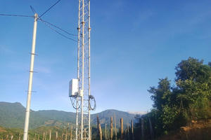 Kon Tum: Lắp đặt trạm phát sóng giúp đồng bào Xơ Đăng bảo vệ vườn sâm Ngọc Linh