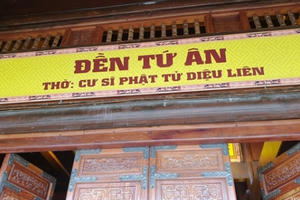 Xây đền thờ vợ trong chùa Tam Chúc: Vì sao...dị nghị? Xây đền thờ vợ trong chùa Tam Chúc: Vì sao...dị nghị?