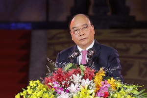 Chủ tịch nước Nguyễn Xuân Phúc dự khánh thành Đền thờ Vua Hùng tại Cần Thơ