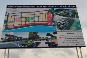 Chủ đầu tư xin tự chấm dứt đầu tư dự án bất động sản tại Quảng Ngãi
