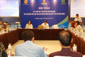 Hội thảo Dự thảo Nghị định về cơ chế một cửa, một cửa liên thông