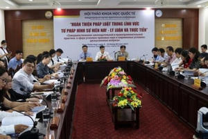 Hoàn thiện pháp luật trong lĩnh vực tư pháp hình sự hiện nay- lý luận và thực tiễn