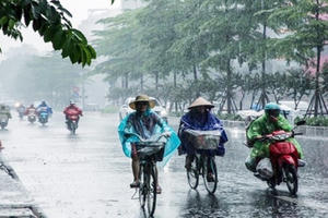 Khu vực Bắc Trung Bộ lượng mưa sẽ giảm từ chiều ngày 29/9
