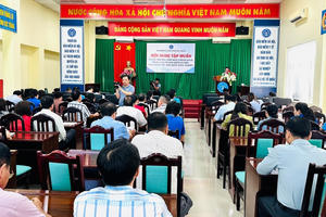 BHXH tỉnh Sóc Trăng: Tập huấn chính sách phát triển người tham gia BHXH, BHYT, BH thất nghiệp