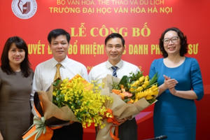 Đại học Văn hoá Hà Nội có 2 tân Phó Giáo sư