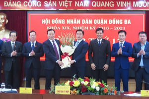 Ông Lê Tuấn Định được bầu giữ chức Chủ tịch UBND quận Đống Đa