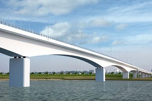 Nghệ An: Khởi công xây dựng cầu Đò Cung bắc qua sông Lam