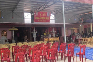 Thanh Hóa: Hoàn thiện công tác chuẩn bị Khai ấn Đền Trần