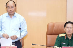 Thủ tướng làm việc với Bộ Quốc phòng về quản lý, sử dụng đất quốc phòng
