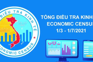 Từ ngày 1/3 bắt đầu tiến hành tổng điều tra kinh tế trên phạm vi cả nước
