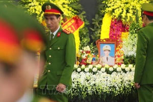 Đảng ủy Công an Trung ương, Bộ Công an tổ chức trọng thể Lễ tang ba liệt sỹ hy sinh tại Đồng Tâm