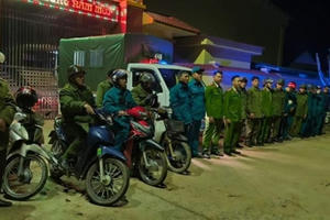 Nghệ An: Đảm bảo an ninh, an toàn đêm Giao thừa Tết Nguyên đán Giáp Thìn 2024