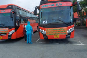 Hậu Giang tổ chức đón công dân đợt 3 từ TP HCM về quê