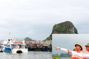 Quảng Ninh: Hơn 1.600 du khách không thể vào đất liền do ảnh hưởng bão số 2