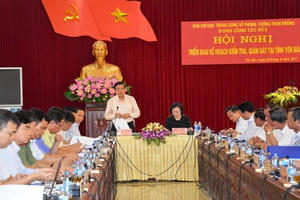 Trung ương kiểm tra, giám sát việc phát hiện, xử lý tham nhũng tại Yên Bái