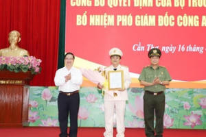 Trưởng Công an quận Cái Răng làm phó Giám đốc Công an thành phố Cần Thơ