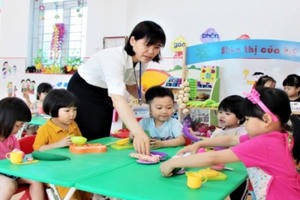 Các địa phương đang triển khai gói hỗ trợ cơ sở giáo dục mầm non 1.400 tỷ đồng