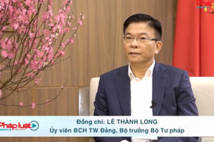 Bộ trưởng Bộ Tư pháp Lê Thành Long: Năm 2020 ngành Tư pháp vượt nhiều khó khăn, thách thức để thực hiện nhiệm vụ