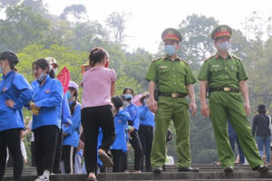 Lễ hội Đền Hùng: Thắt chặt an ninh, đảm bảo an toàn cho du khách