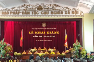 Học viện Phật giáo VN tại Hà Nội khai giảng năm học mới 2019-2020