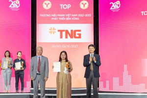 TNG Holdings Vietnam được tôn vinh “Thương hiệu mạnh - Phát triển bền vững năm 2023”
