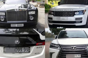 Biển số đưa ra đấu giá là biển số ô tô chưa đăng ký