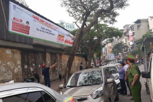 Hà Nội: Phường Bách Khoa ra quân xử lý nghiêm trật tự đô thị